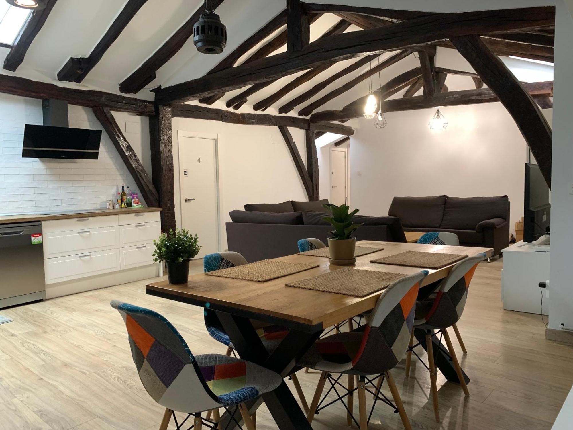 Apartamento Precioso Atico En Casco Viejo Bilbao Exterior foto